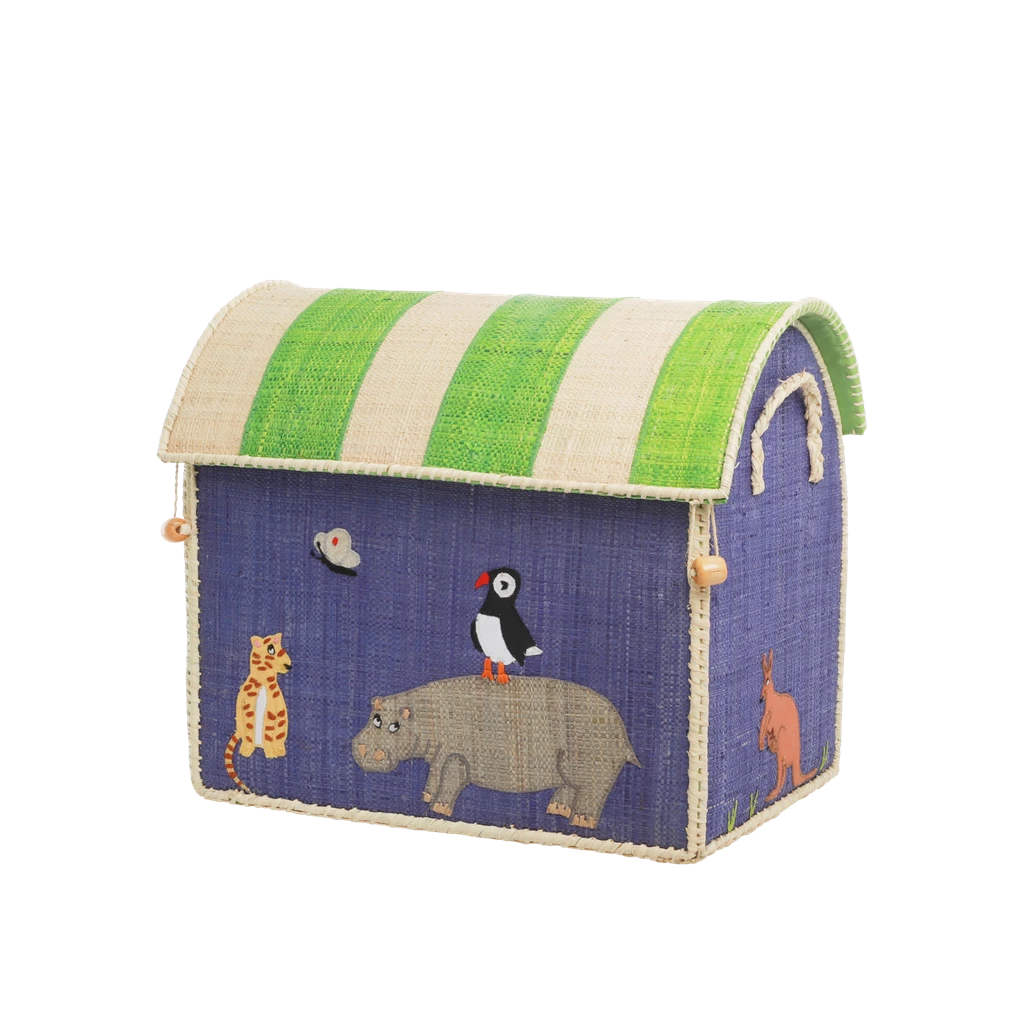 Raffia Storage Baskets Set With Animal Theme - Set Of Three(Raffia Storage Baskets Set With Animal Theme Set Of Three) 4 Raffia Storage Baskets Set With Animal Theme - Set Of Three(Raffia Storage Baskets Set With Animal Theme Set Of Three) - Image 4