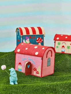 Raffia Storage Baskets With Love Therapy Theme - Set Of 3(Raffia Storage Baskets With Love Therapy Theme Set Of 3) -Rice By Rice BSHOU 3ZLT 2 x1024 3 1