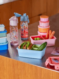 Large Square Lunchbox With 3 Inserts - Pink Print(Large Square Lunchbox With 3 Inserts Pink Print Copy) -Rice By Rice BXLUN PH4I env1 x1024 35 1