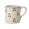 Ceramic Mug With Hand Painted Cherries - 14.2 Oz(Ceramic Mug With Hand Painted Cherries 14 2 Oz)