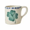 Ceramic Mug With Hand Painted Good Luck Clover - 14.2 Oz(Ceramic Mug With Hand Painted Good Luck Clover 14 2 Oz)