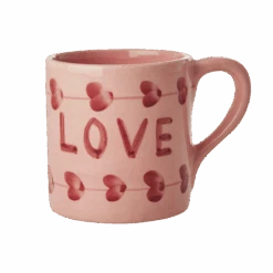 Ceramic Mug With Hand Painted Love - 14.2 Oz(Ceramic Mug With Hand Painted Love 14 2 Oz)