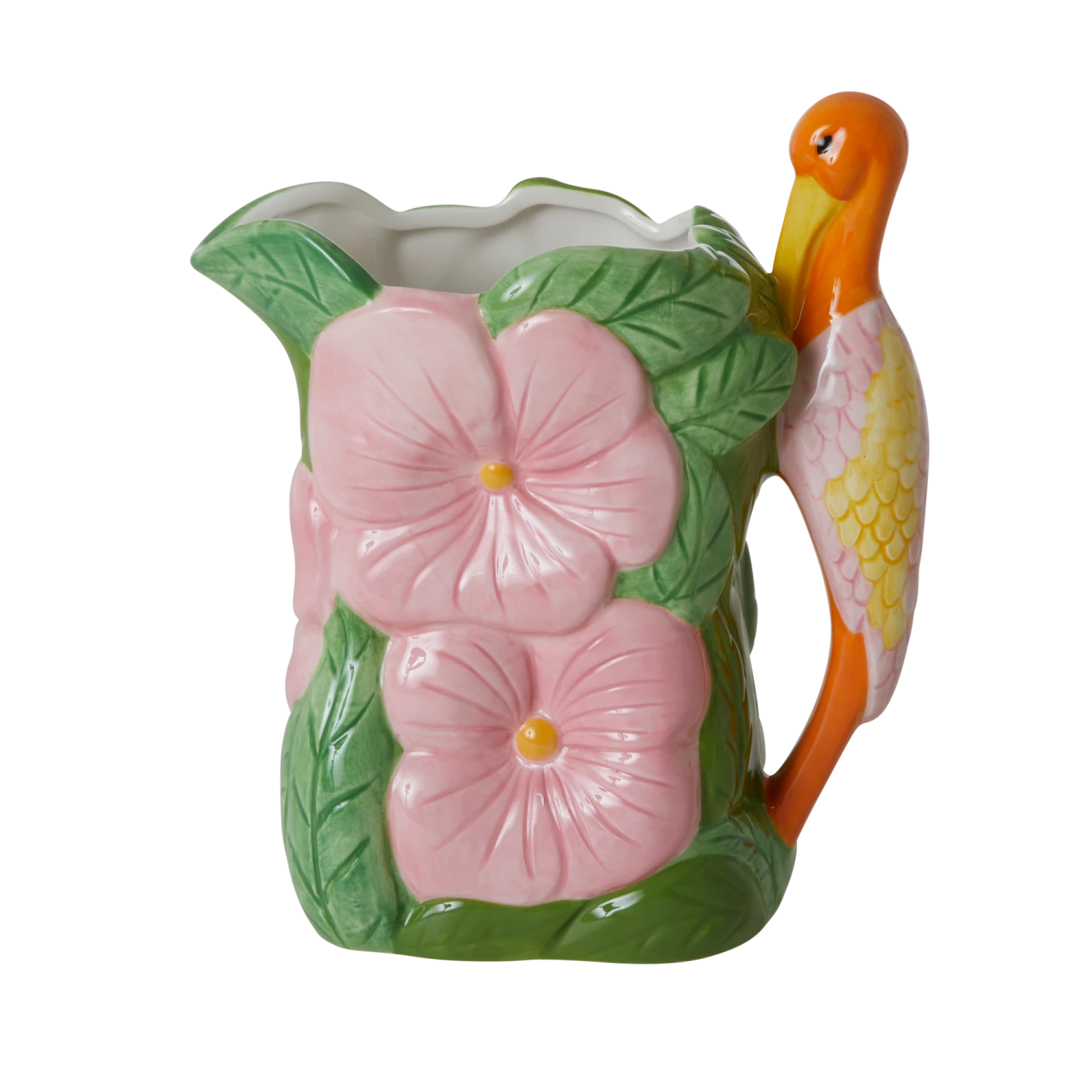 Flower Ceramic Vase - Green(Flower Ceramic Vase Green) 1 Flower Ceramic Vase - Green(Flower Ceramic Vase Green)