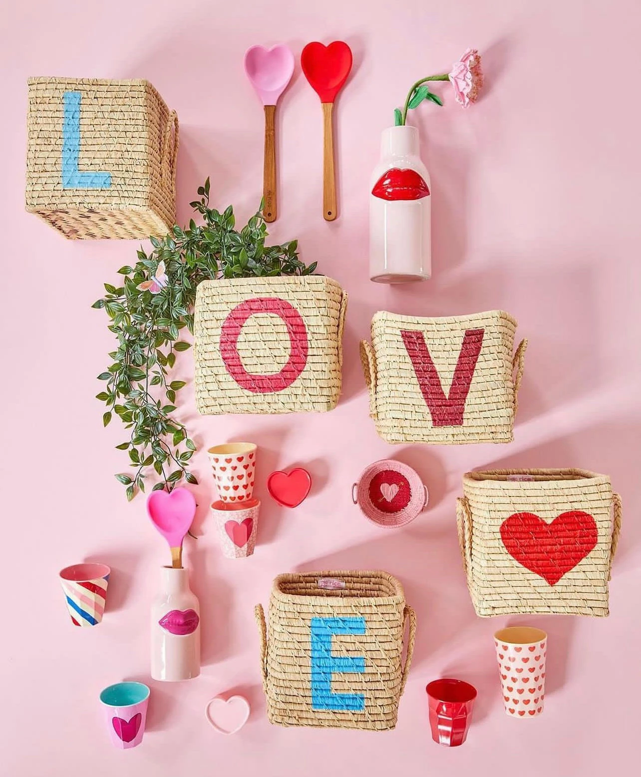 Kitchen Silicone Spoon In Heart Shape | Dark Pink(Kitchen Silicon Spoon In Heart Shape Dark Pink) 3 Kitchen Silicone Spoon In Heart Shape | Dark Pink(Kitchen Silicon Spoon In Heart Shape Dark Pink) - Image 3