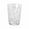Acrylic Tumbler Glass With Swirly Embossed Detail - Clear(Acrylic Tumbler Glass With Swirly Embossed Detail Clear)