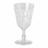 Acrylic Wine Glass With Swirly Embossed Detail - Clear(Acrylic Wine Glass With Swirly Embossed Detail Clear Hsglw Sww)