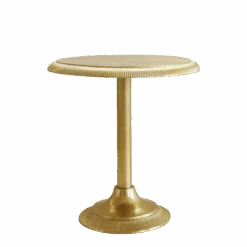 Round Aluminum Table - Gold(Round Aluminum Table Gold)