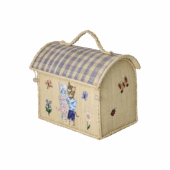 Raffia Kids Bag With Nathalie Lété Theme(Raffia Kids Bag With Nathalie Lete Theme)