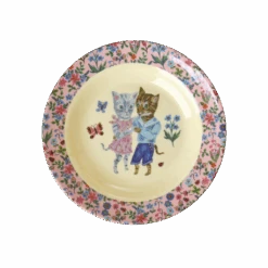 Melamine Kids Bowl | Nathalie Lété Pink Print - 8.4oz(Melamine Kids Bowl Nathalie Lete Pink Print 8 4oz Pre Order Now Ships Early April Copy)