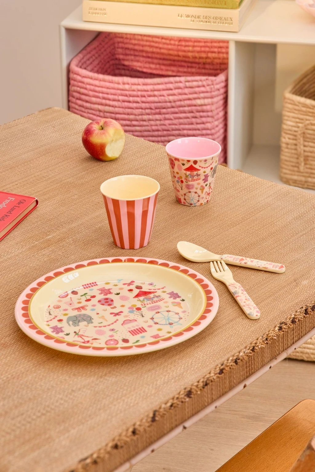 Kids Melamine Cup - Small - Fun Fair Pink Print - 5.4oz -(Kids Melamine Cup Small Fun Fair Pink Print 5 4oz Pre Order Now Ships Early April) 2 Kids Melamine Cup - Small - Fun Fair Pink Print - 5.4oz -(Kids Melamine Cup Small Fun Fair Pink Print 5 4oz Pre Order Now Ships Early April) - Image 2