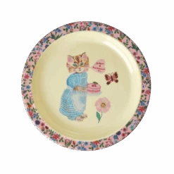 Kids Plate - Pink - Nathalie Lété Print(Kids Plate Pink Nathalie Lete Print Pre Order Now Ships Early April Copy)