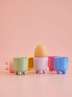 Melamine Egg Cup - Flower Me Happy(Melamine Egg Cup Multicolor) 5 Melamine Egg Cup - Flower Me Happy(Melamine Egg Cup Multicolor) -Rice By Rice LE MEEGG 6ZMULTI 1