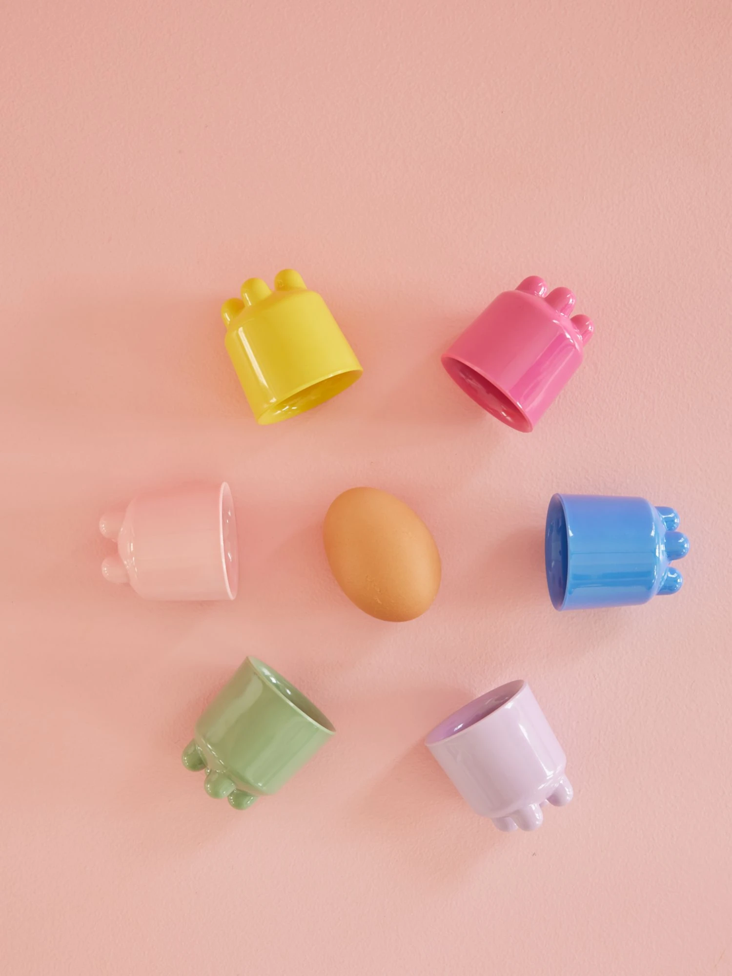 Melamine Egg Cup - Flower Me Happy(Melamine Egg Cup Multicolor) 2 Melamine Egg Cup - Flower Me Happy(Melamine Egg Cup Multicolor) - Image 2