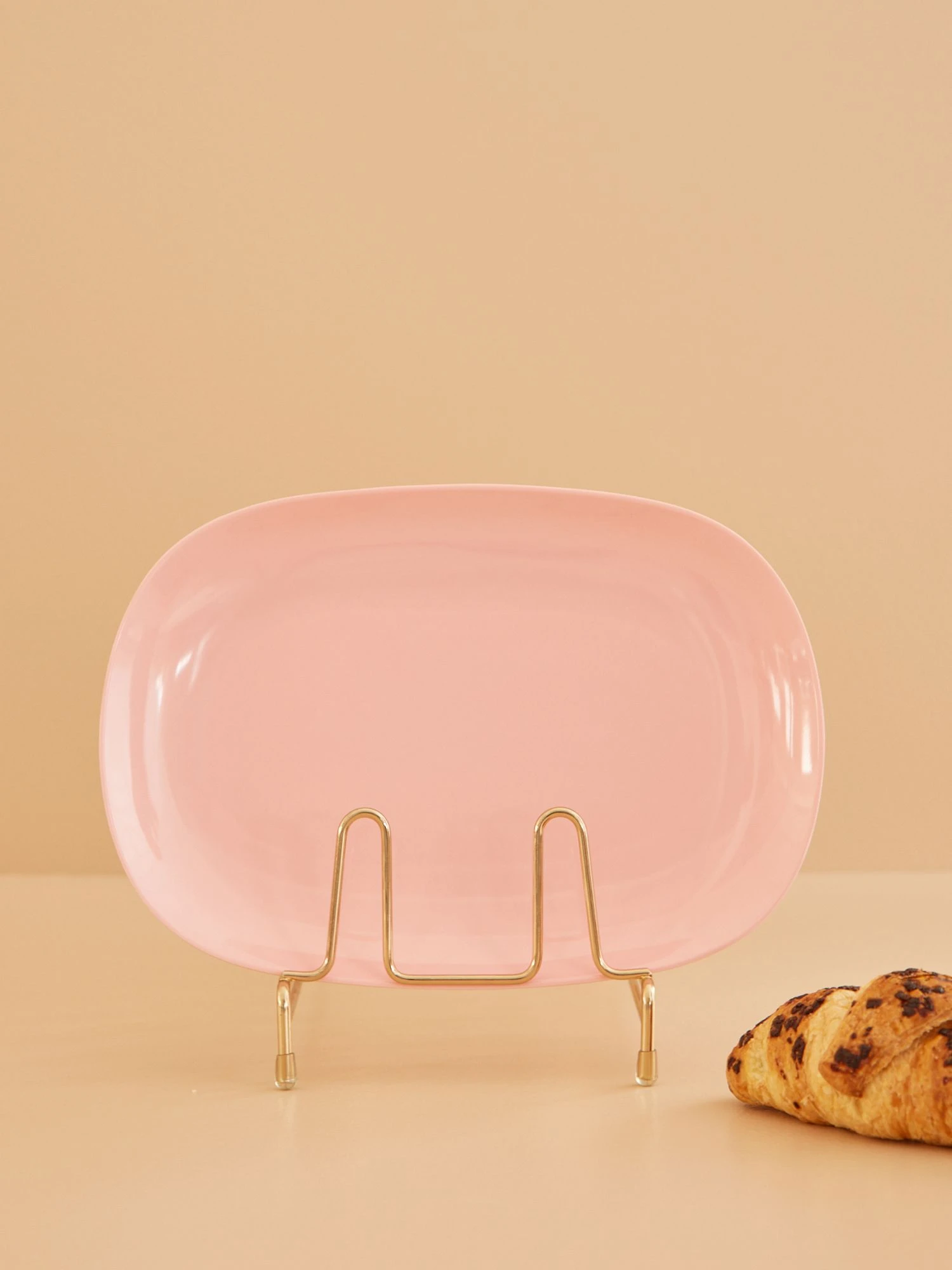 Large Melamine Rectangular Plate - Soft Pink(Large Melamine Rectangular Plate Soft Pink) 2 Large Melamine Rectangular Plate - Soft Pink(Large Melamine Rectangular Plate Soft Pink) - Image 2