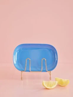 Small Melamine Rectangular Plate - Sky Blue(Small Melamine Rectangular Plate Sky Blue)