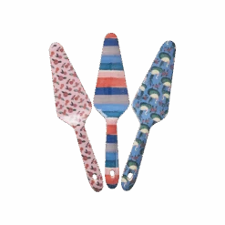 Melamine Cake Server - A New York Minute Prints Set Of 3(Melamine Cake Server A New York Minute Prints Set Of 3)