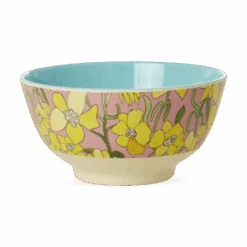 Medium Melamine Bowl - Daffodils Print - 23.7oz(Medium Melamine Bowl Daffodils Print 23 7oz)