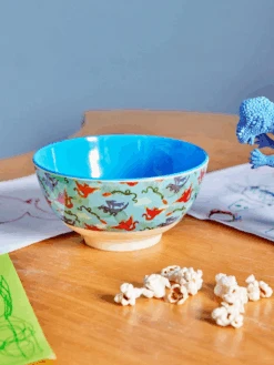 Medium Melamine Bowl - Dragon Print(Medium Melamine Bowl Dragon Print) -Rice By Rice MELBW DRA x1024 74 1