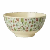 Medium Melamine Bowl - Blue Happy Forest Print(Medium Melamine Bowl Blue Happy Forest Print)