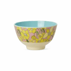 Small Melamine Bowl - Daffodils Print - 10.1oz(Small Melamine Bowl Daffodils Print 10 1oz)