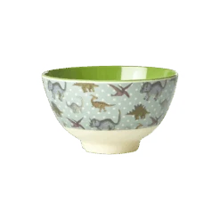 Small Melamine Bowl - Green - New Dino Print(Copy Of Small Melamine Bowl Green Paradise Print)