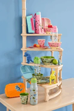 Small Melamine Bowl - Green - New Dino Print(Copy Of Small Melamine Bowl Green Paradise Print) -Rice By Rice MELBW SNDINO env1 x1024 82 1