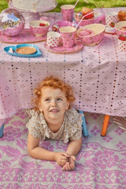 Medium Melamine Bowl - Pink - Sweet Cake Print(Copy Of Medium Melamine Bowl Dusty Blue Sweet Jungle Print) -Rice By Rice MELBW SWCA env1 x1024 38 1