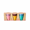 Melamine Cups 'DANCE IT OUT' Colors - Small - 6 Pcs. In Gift Box(Melamine Cups Dance It Out Colors Small 6 Pcs In Gift Box)