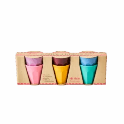 Melamine Cups 'DANCE IT OUT' Colors - Small - 6 Pcs. In Gift Box(Melamine Cups Dance It Out Colors Small 6 Pcs In Gift Box)