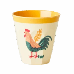 Melamine Kids Cups In Blue Farm Prints - Medium - 6 Pcs. In Gift Box(Melamine Kids Cups In Blue Farm Prints Medium 6 Pcs In Gift Box) -Rice By Rice MELCU 6ZFARB5 1 94bfa5e5 1e4b 407e 8301 b291ccd7e198