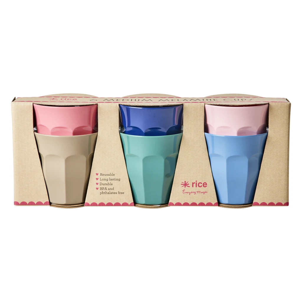 Medium Melamine Cup - A New York Minute Colors Set Of 6 Cups(Medium Melamine Cup A New York Minute Colors Set Of 6 Cups) 1 Medium Melamine Cup - A New York Minute Colors Set Of 6 Cups(Medium Melamine Cup A New York Minute Colors Set Of 6 Cups)