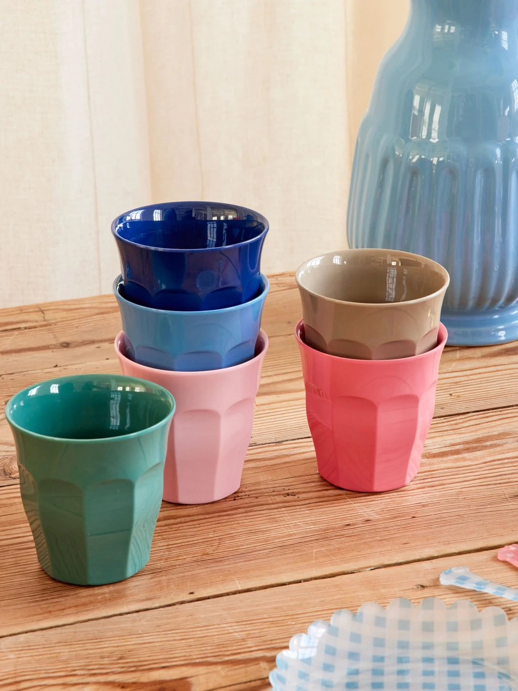 Medium Melamine Cup - A New York Minute Colors Set Of 6 Cups(Medium Melamine Cup A New York Minute Colors Set Of 6 Cups) 2 Medium Melamine Cup - A New York Minute Colors Set Of 6 Cups(Medium Melamine Cup A New York Minute Colors Set Of 6 Cups) - Image 2