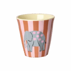 Melamine Kids Cups In Fun Fair Pink Prints - Small - 6 Pcs. In Gift Box -(Melamine Kids Cups In Fun Fair Pink Prints Small 6 Pcs In Gift Box Pre Order Now Ships Early April) -Rice By Rice MELCU 6ZSFUFAI 3 x1024 40 1