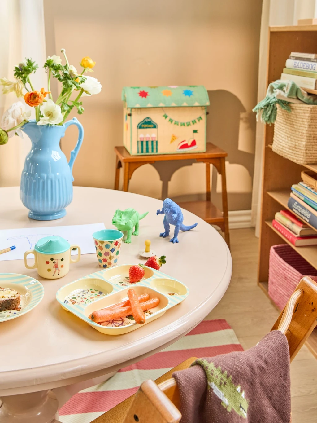 Melamine Kids Cups In Fun Fair Mint Prints - Small - 6 Pcs. In Gift Box -(Melamine Kids Cups In Fun Fair Mint Prints Small 6 Pcs In Gift Box Pre Order Now Ships Early April) 3 Melamine Kids Cups In Fun Fair Mint Prints - Small - 6 Pcs. In Gift Box -(Melamine Kids Cups In Fun Fair Mint Prints Small 6 Pcs In Gift Box Pre Order Now Ships Early April) - Image 3