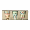 Melamine Kids Cups In Fun Fair Mint Prints - Small - 6 Pcs. In Gift Box -(Melamine Kids Cups In Fun Fair Mint Prints Small 6 Pcs In Gift Box Pre Order Now Ships Early April)