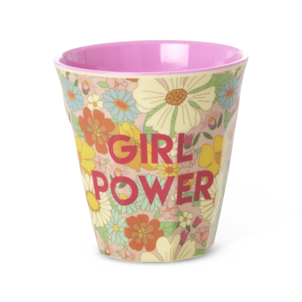 Medium Cup - Flower Power Print(Medium Cup Flower Power Print) 1 Medium Cup - Flower Power Print(Medium Cup Flower Power Print)