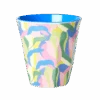Medium Melamine Cup - Blue - Jungle Fever Print(Medium Melamine Cup Blue Jungle Fever Print)