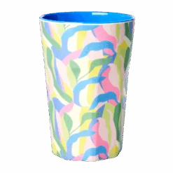Melamine Tall Cup - Blue - Jungle Fever Print(Melamine Tall Cup Blue Jungle Fever Print)