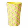 Melamine Tall Cup - Yellow - Sunny Days Print(Melamine Tall Cup Yellow Sunny Days Print)