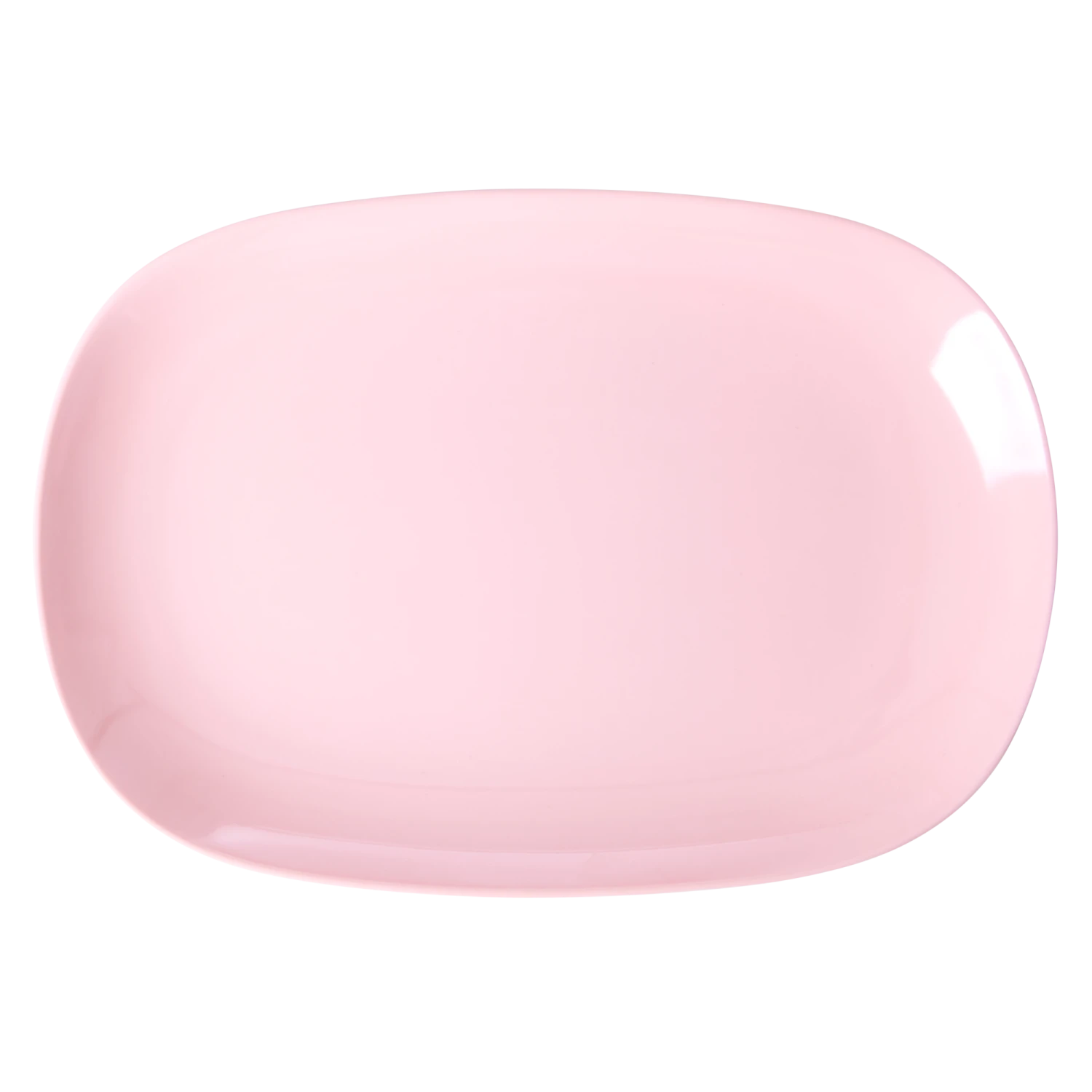 Large Melamine Rectangular Plate - Soft Pink(Large Melamine Rectangular Plate Soft Pink) 1 Large Melamine Rectangular Plate - Soft Pink(Large Melamine Rectangular Plate Soft Pink)