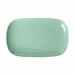 Medium Melamine Rectangular Plate - Green(Medium Melamine Rectangular Plate Green)