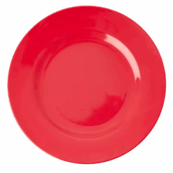 Melamine Round Dinner Plate | Red Kiss(Melamine Round Dinner Plate In Red Kiss)