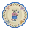 Vintage Dinner Plate - Blue - Nathalie Lété Print(Vintage Dinner Plate Blue Nathalie Lete Print Pre Order Now Ships Early April)