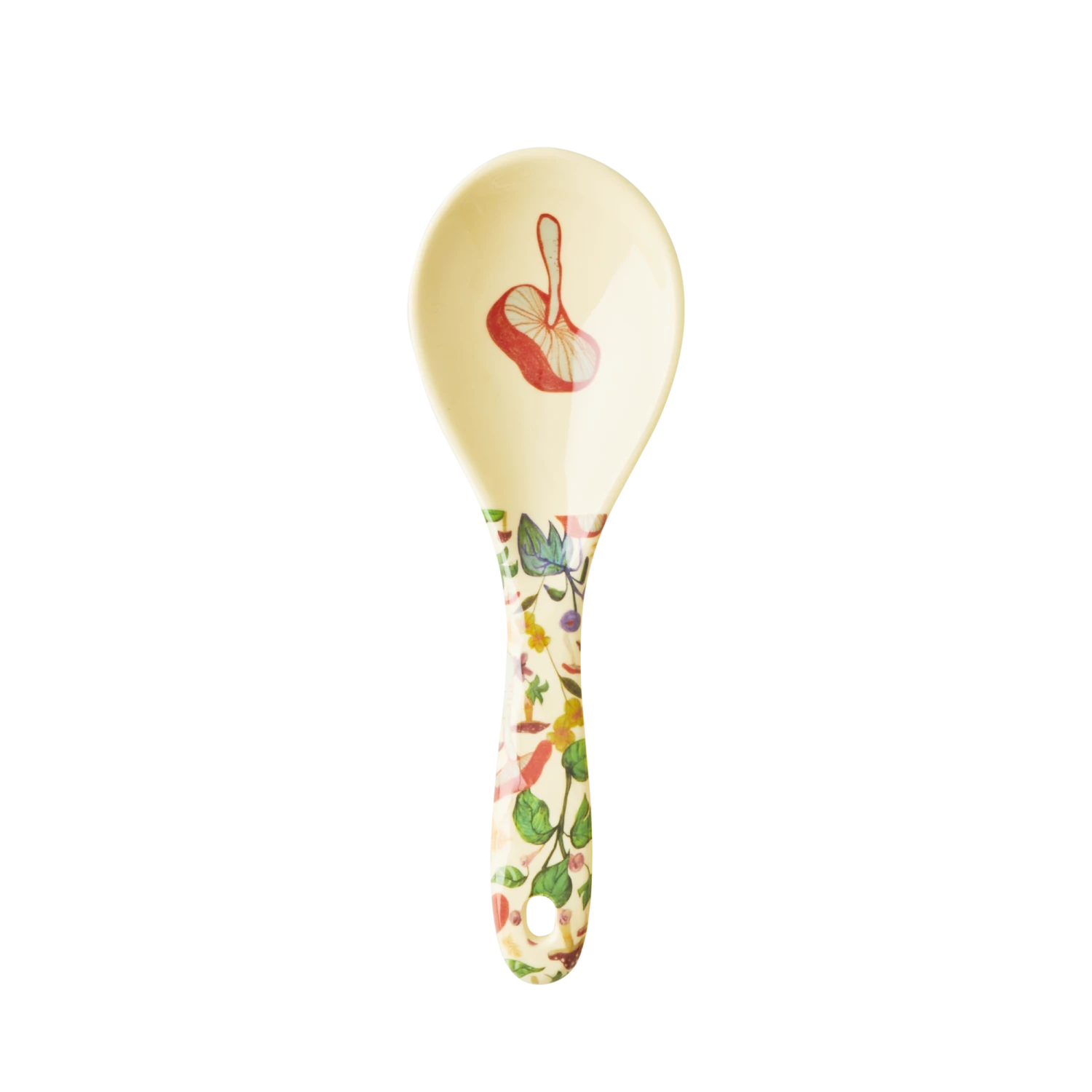 Melamine Salad Spoon | Mushroom Print(Melamine Salad Spoon Mushroom Print)