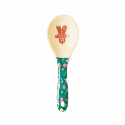 Melamine Salad Spoon | Christmas All Over Print(Melamine Salad Spoon Christmas All Over Print)