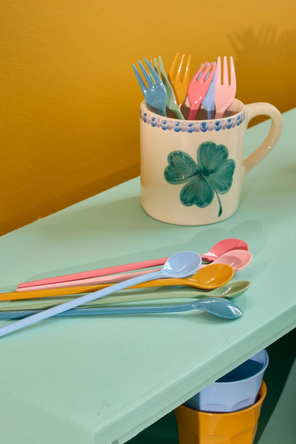 Melamine Cake Forks - All You Need Is Love And…Set Of 6(Melamine Cake Forks All You Need Is Love And Set Of 6) 2 Melamine Cake Forks - All You Need Is Love And…Set Of 6(Melamine Cake Forks All You Need Is Love And Set Of 6) - Image 2