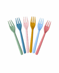 Melamine Cake Forks - All You Need Is Love And…Set Of 6(Melamine Cake Forks All You Need Is Love And Set Of 6)