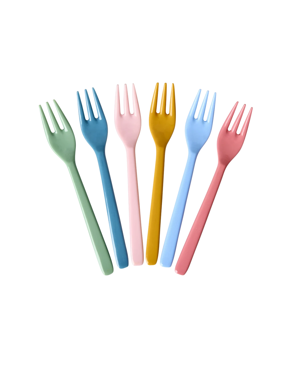 Melamine Cake Forks - All You Need Is Love And…Set Of 6(Melamine Cake Forks All You Need Is Love And Set Of 6)