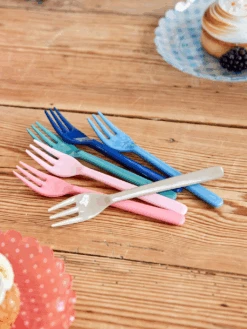 Melamine Cake Forks - A New York Minute Set Of 6(Melamine Cake Fork 1) 6 Melamine Cake Forks - A New York Minute Set Of 6(Melamine Cake Fork 1) -Rice By Rice MESFO 6ZPH4 x1024 78 1