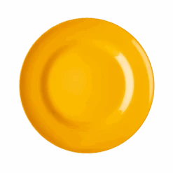 Melamine Lunch Plates In Assorted 'DANCE IT OUT' Colors - Set Of 6 Pcs.(Melamine Lunch Plates In Assorted Dance Out Colors Set Of 6 Pcs) -Rice By Rice MESPL 6ZAW22Y 1